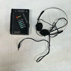 SHARP JC-516 PORTABLE CASSETTE PLAYER (untested)